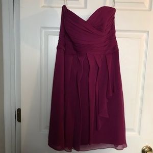 David’s Bridal Sangria Bridesmaid Dress